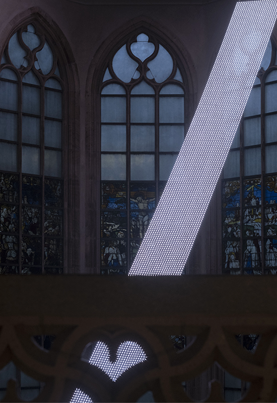 Sankt Peter, Kunst, Installation, Licht